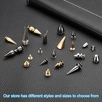 Amazon.com: PATIKIL 20mm Studs for Clothing, 20 Sets Studs