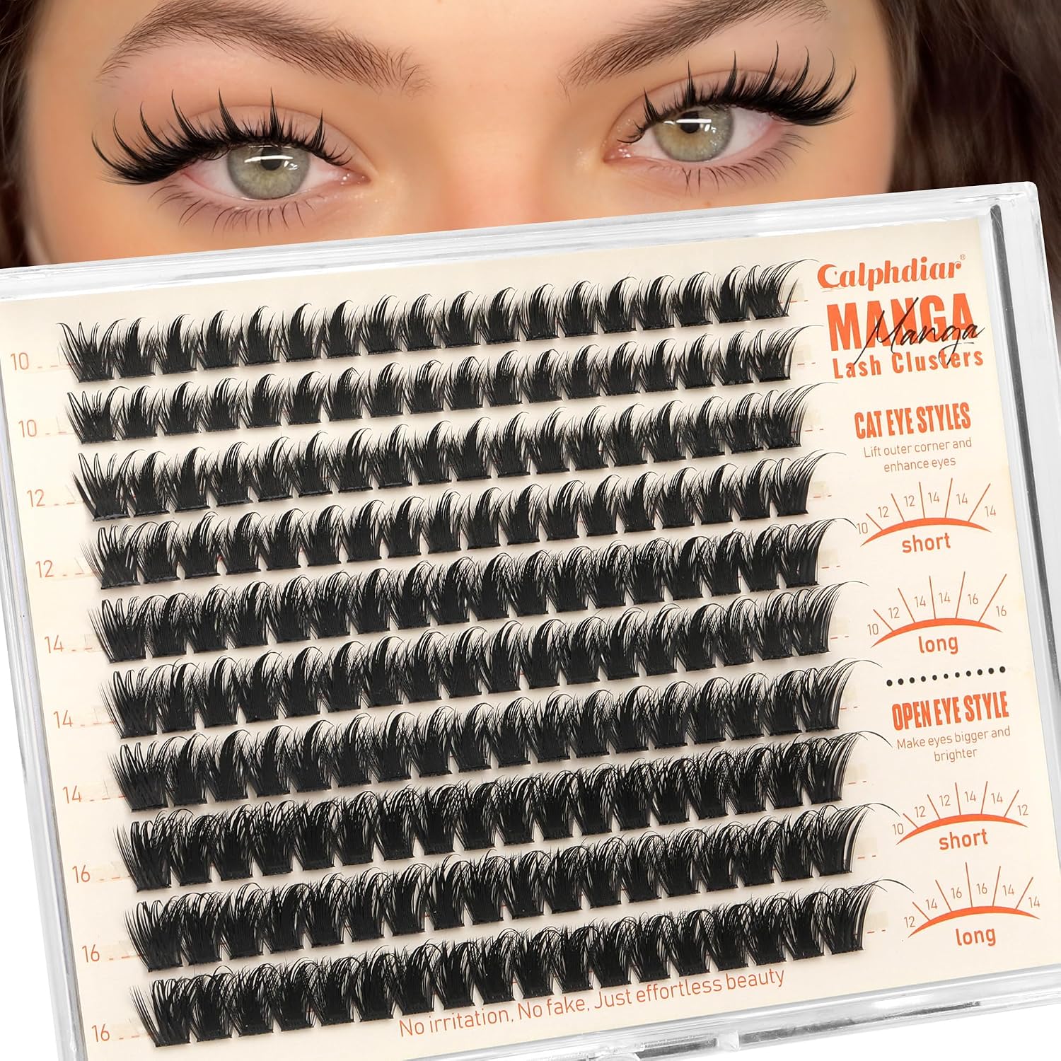 Calphdiar Manga Lash Clusters - Weightless Eyelash Extensions