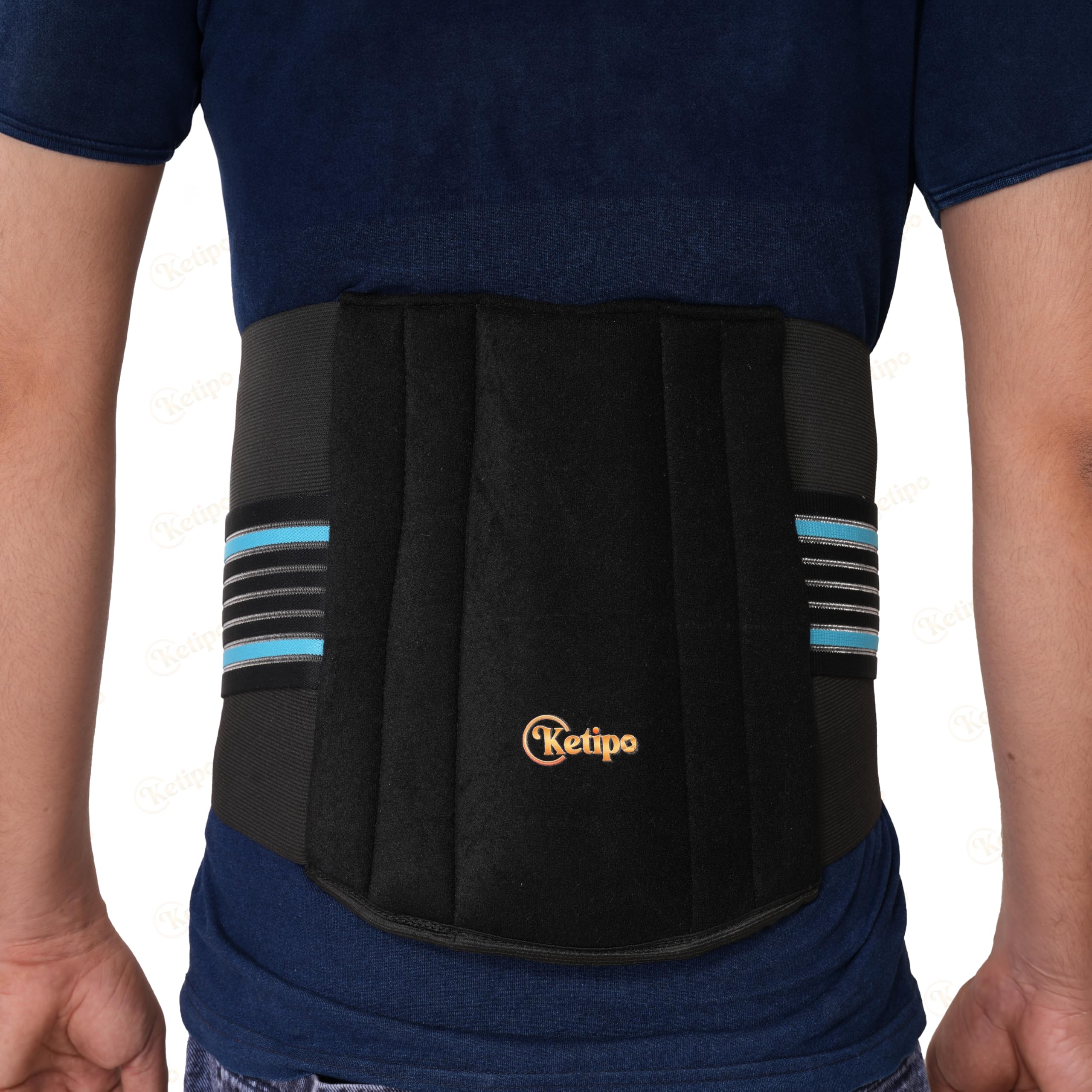 Back Brace Support Belt-Lumbar Support Back Brace for Back Pain, Sciatica, Scoliosis, Herniated Disc Adjustable Support Straps-Lower Back Brace with Removable Lumbar Pad for Men & Women-image-44