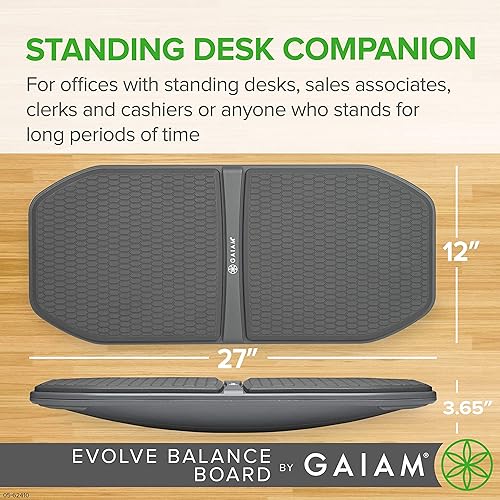 Miniatura 6 de Gaiam Evolve - Tabla de equilibrio para escritorio de pie