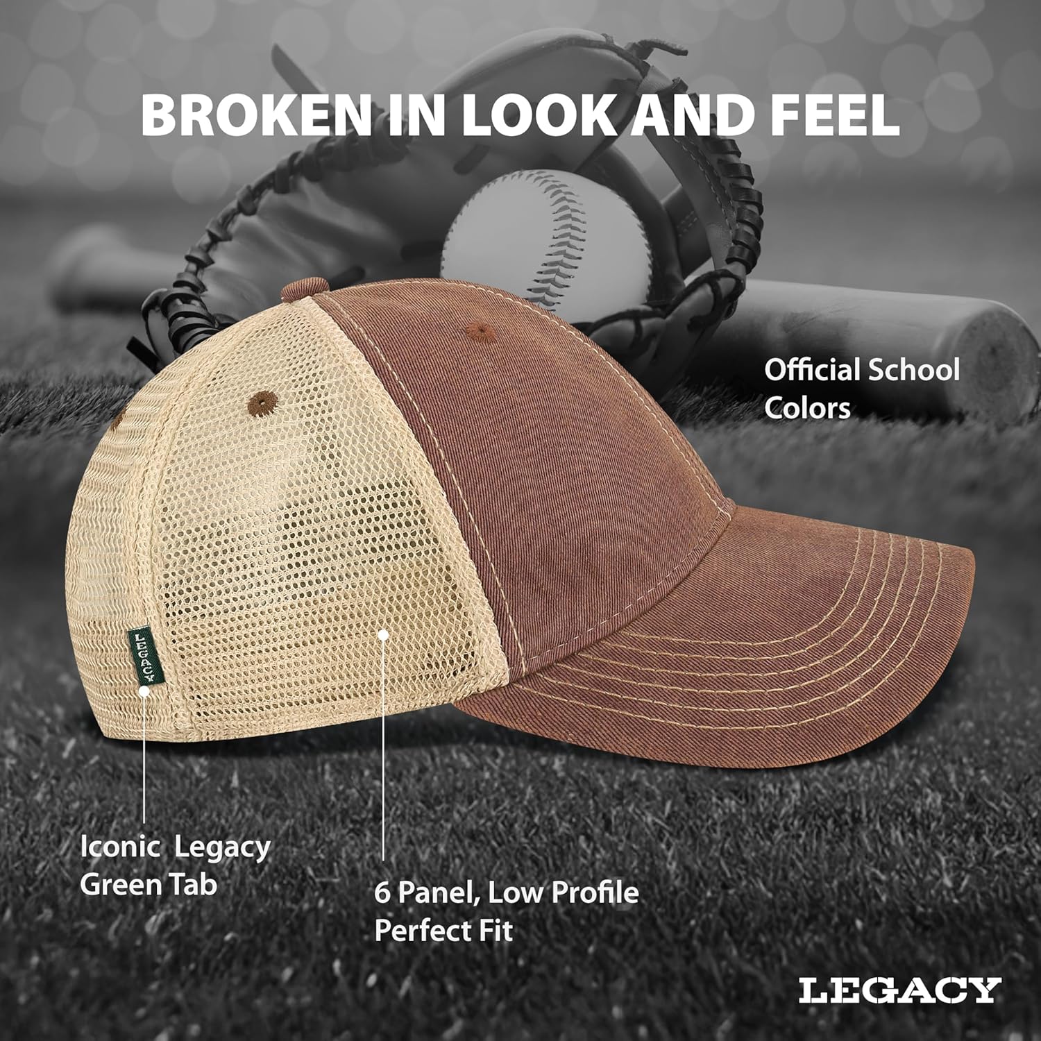 Legacy NCAA Officially Licensed Baseball Hat, Lightweight Cap for Men & Women, (OFA), One Size Fits Most, Snapback Closure - Image 4