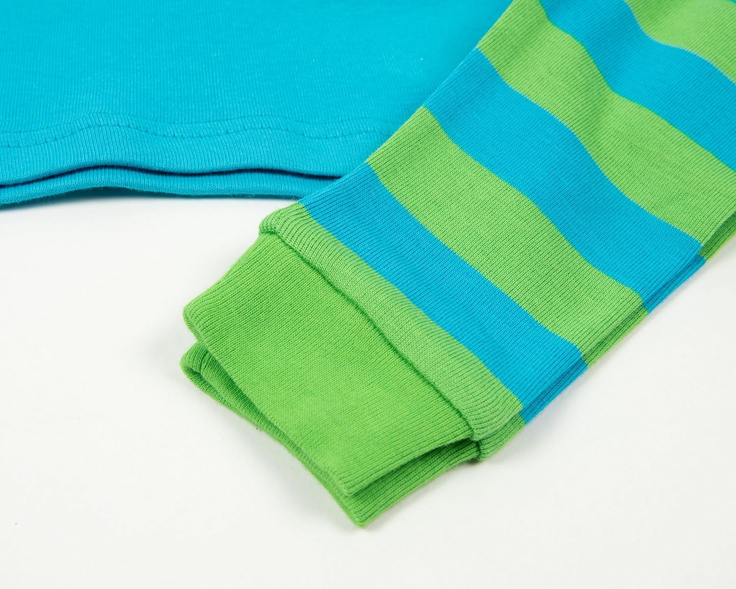 Miniatura 5 de Leveret - Pijamas para niños y niñas, 2 piezas, 100% algodón, con diseños variados de camión de basura, camión, tren, pijama de dos piezas (talla 12