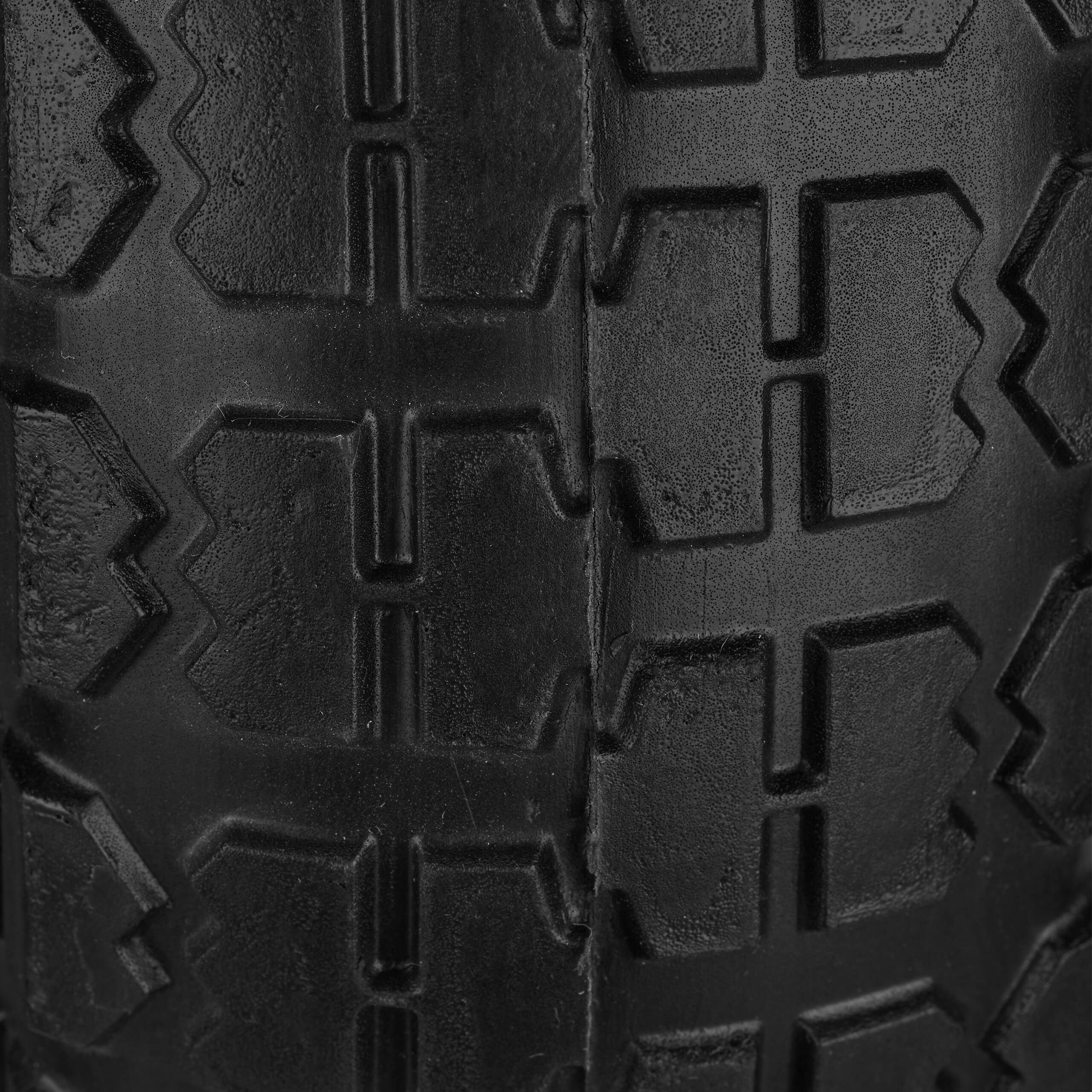 Relaxdays Lot de 4 Roues de Chariot, Caoutchouc, 4.10/3.50-4", Jantes en Acier, Jusqu’à 150 kg, 260x85 mm, Noir - Gris