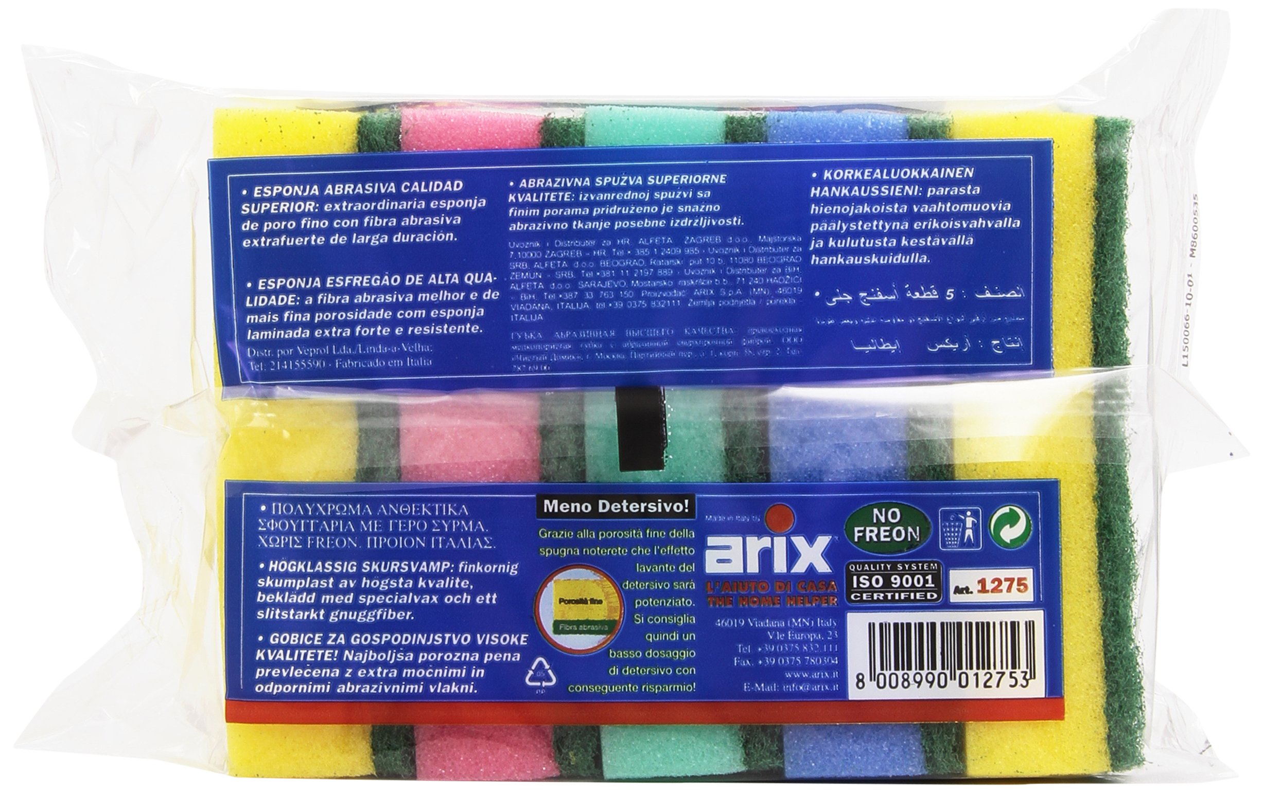 Image secondaire de Arix Éponge abrasive - 5 pièces