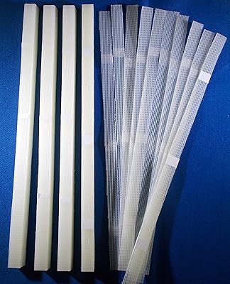 ThermoBind 50Pcs 12 12mm Glue Strips with mesh Backing - 80-110 Sheet Capacity