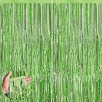 Vista 31 de Cortina de flecos de arcoíris para fiesta, paquete de 2 cortinas de fondo de flecos de aluminio de 3.3 x 8.3 pies para cumpleaños, boda, novia, baby