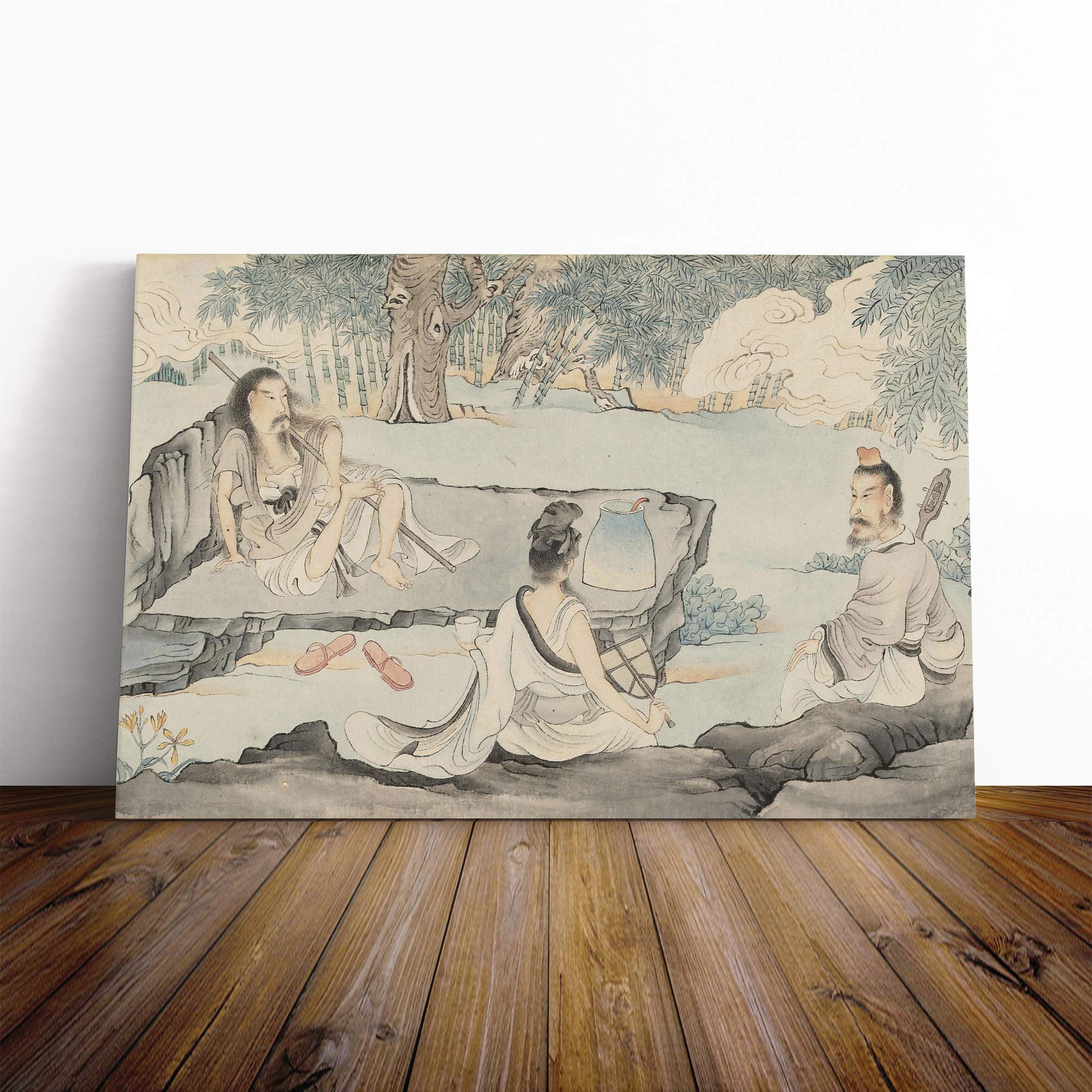 Wang Yuanqi Oriental Vol.2 Canvas Print | Gallery Wrapped 30mm Frame Wall Art | 24x16 inches | Ready to Hang | Modern Picture | Living Room Bedroom Lounge Office