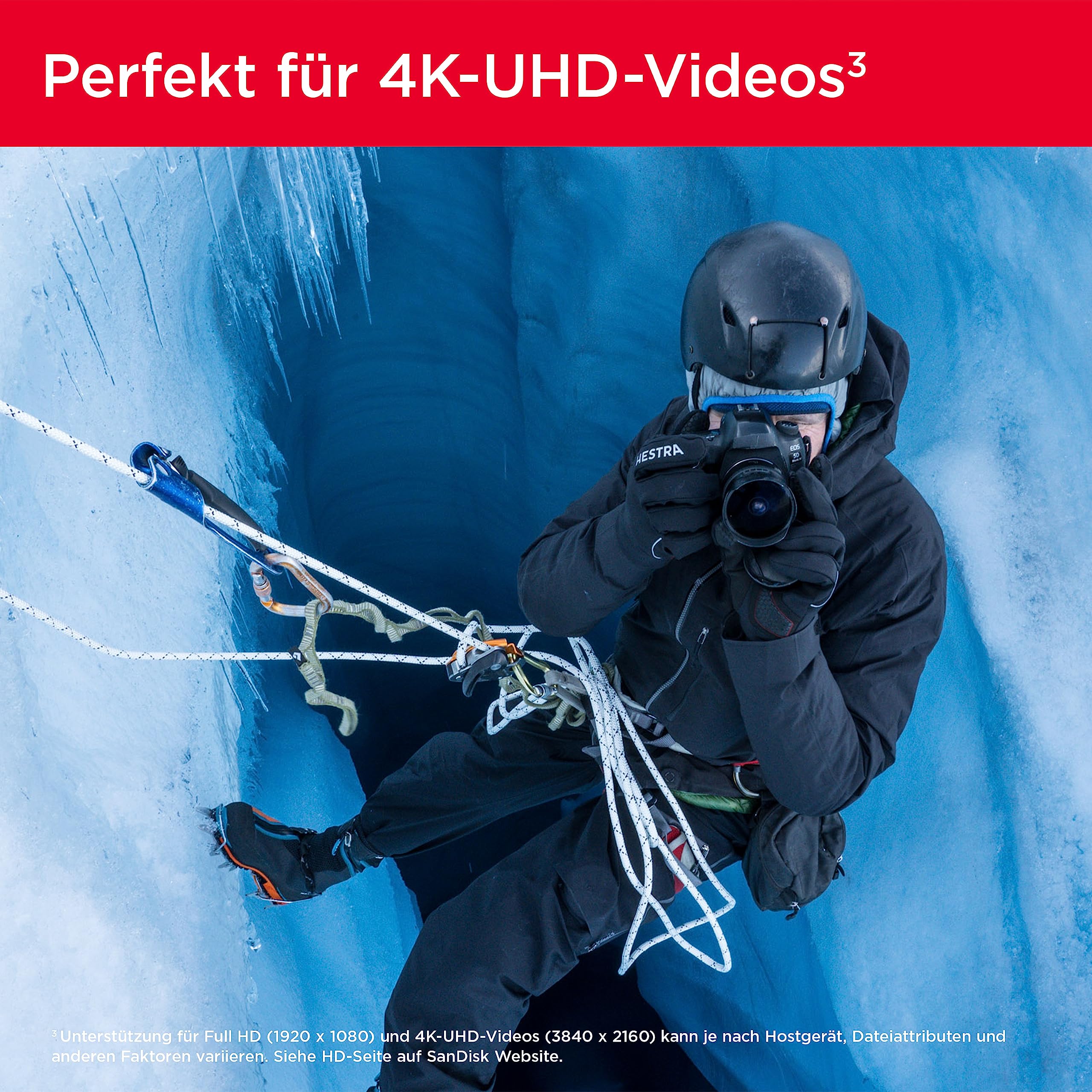 SanDisk Extreme PRO SDXC UHS-I Speicherkarte 128 GB V30 U3 200 MB/s 4K UHD