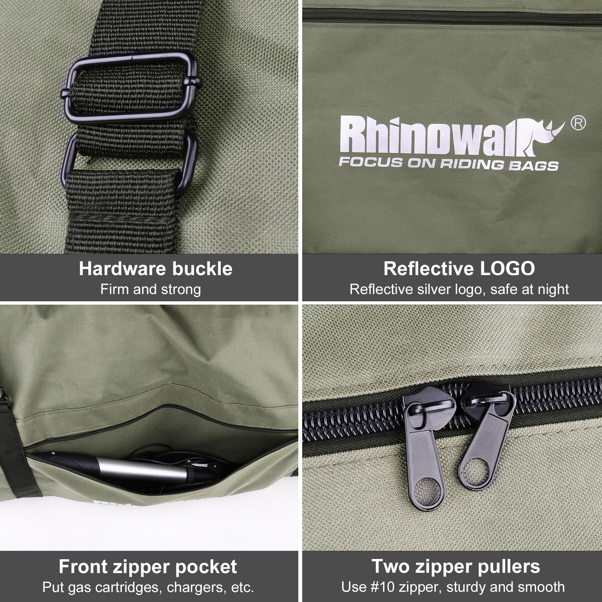 ENJOHOS Borsa Monopattino Elettrico per Trasporto Pieghevole Borsa Scooter da Viaggio Impermeabile per Xiaomi M365 Pro E-Scooter Accessori Monopattino Elettrico Scooter con Borsa Portaoggetti, Verde