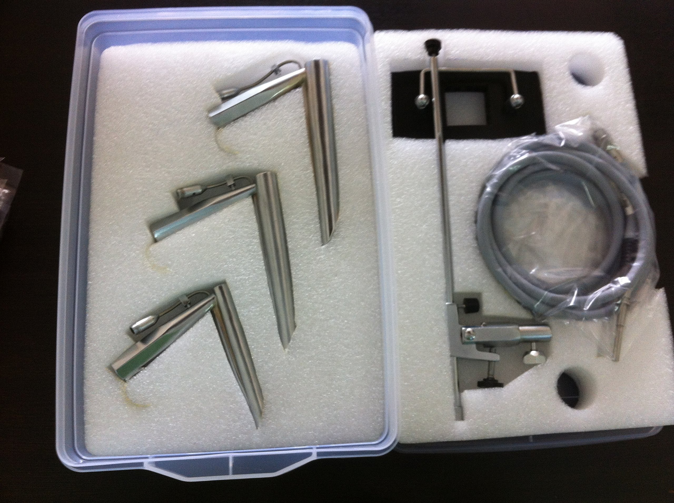 Fiberoptic Rigid Operating Laryngoscope Set with Fiber Optic Cable "Storz Connector" and Chest Support Holder in Box (B00Z6JAIZW) Amazon Price History, Amazon Price Tracker