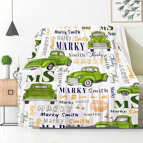 Miniatura 88 de Custom Name Blanket Throw Personalized Blanket for Kid with Names Customized Blanket with Name for Baby,Custom Blanket,Gift for Birthday Letter