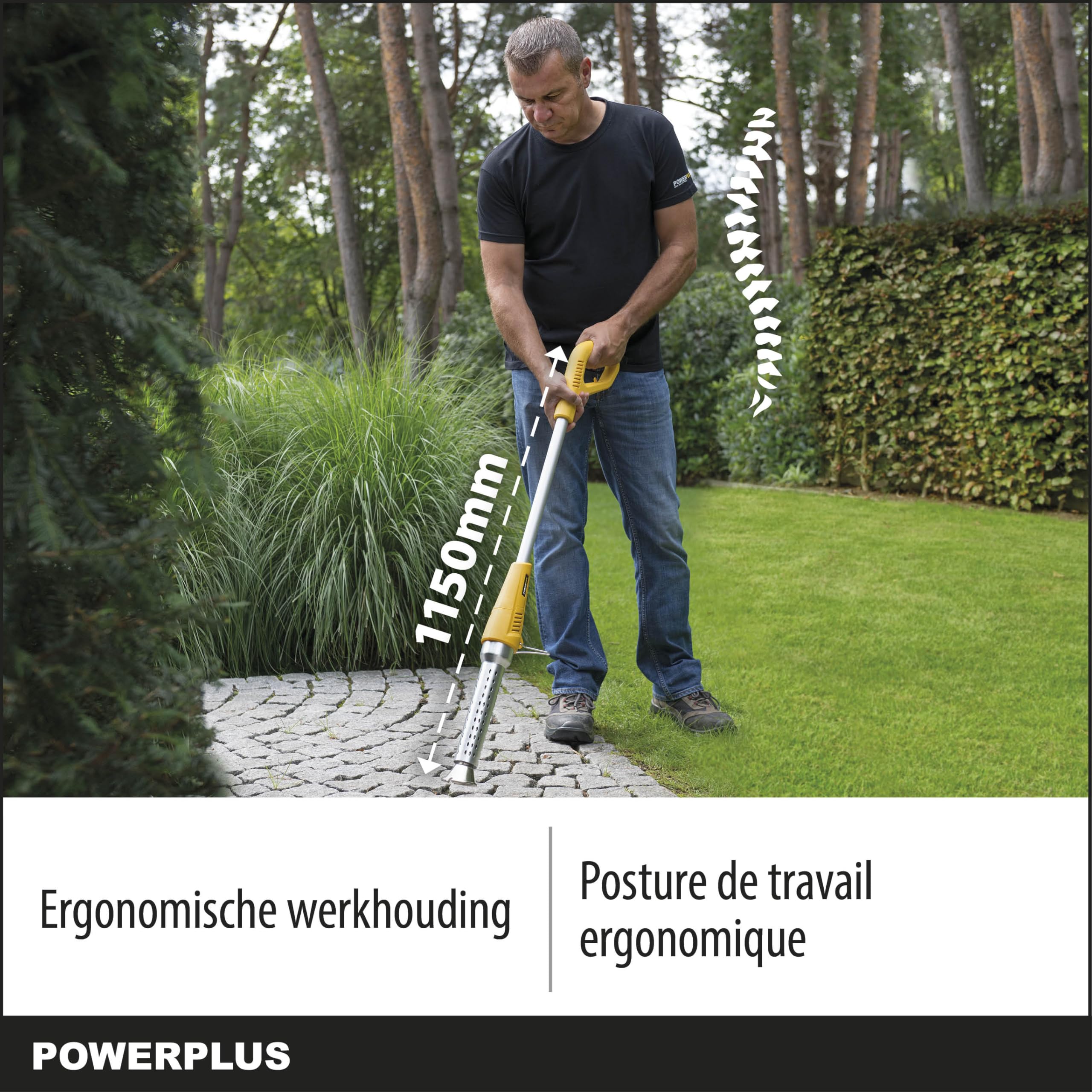 POWERPLUS POWXG6601 - Quemador de malezas 2000w