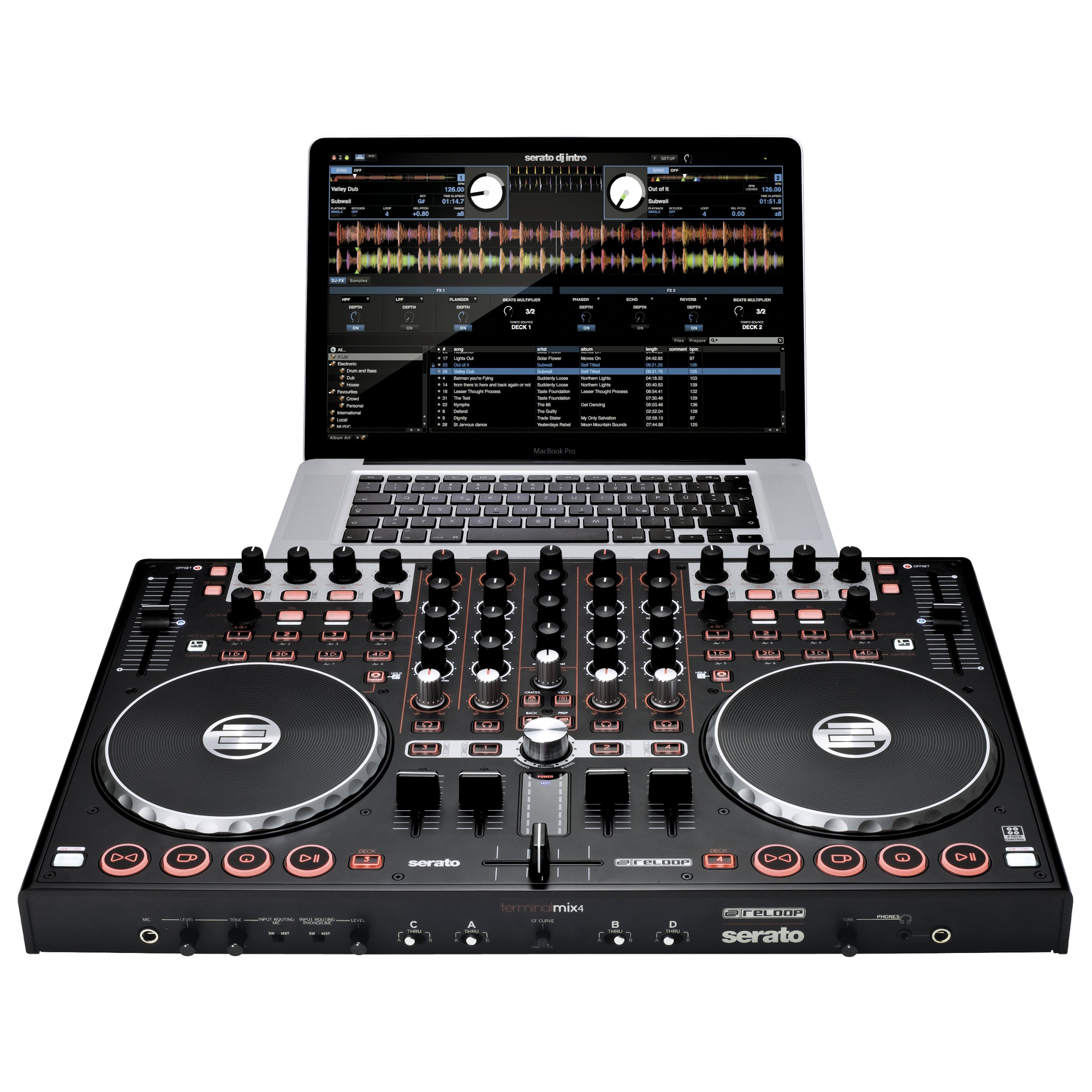 Reloop Terminal Mix 4 Controller Bundled with Virtual DJ and