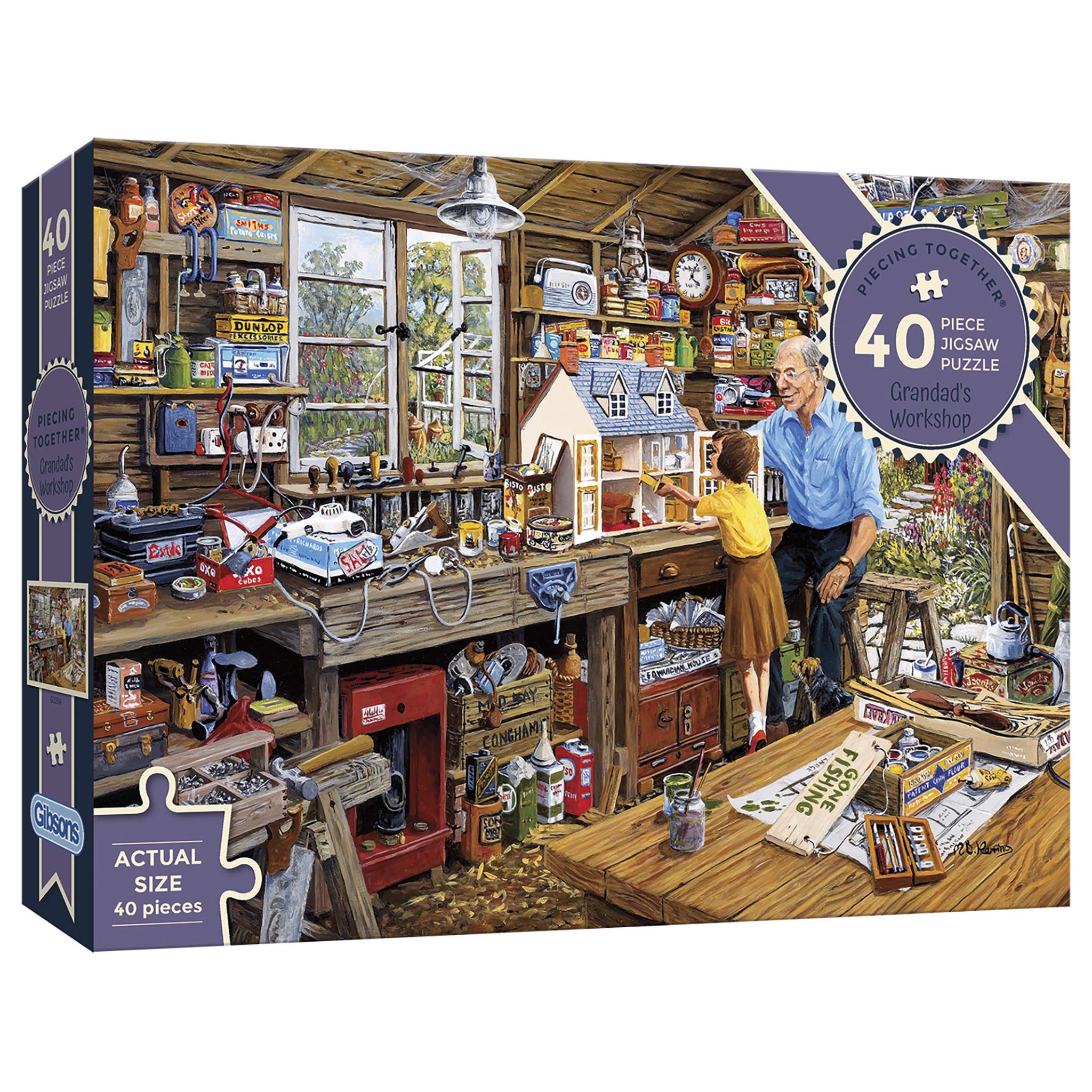 Royal Montage Puzzle – 40 Extra Große Teile, Für Menschen Mit Demenz, 100% Recycelt, Gibsons Games