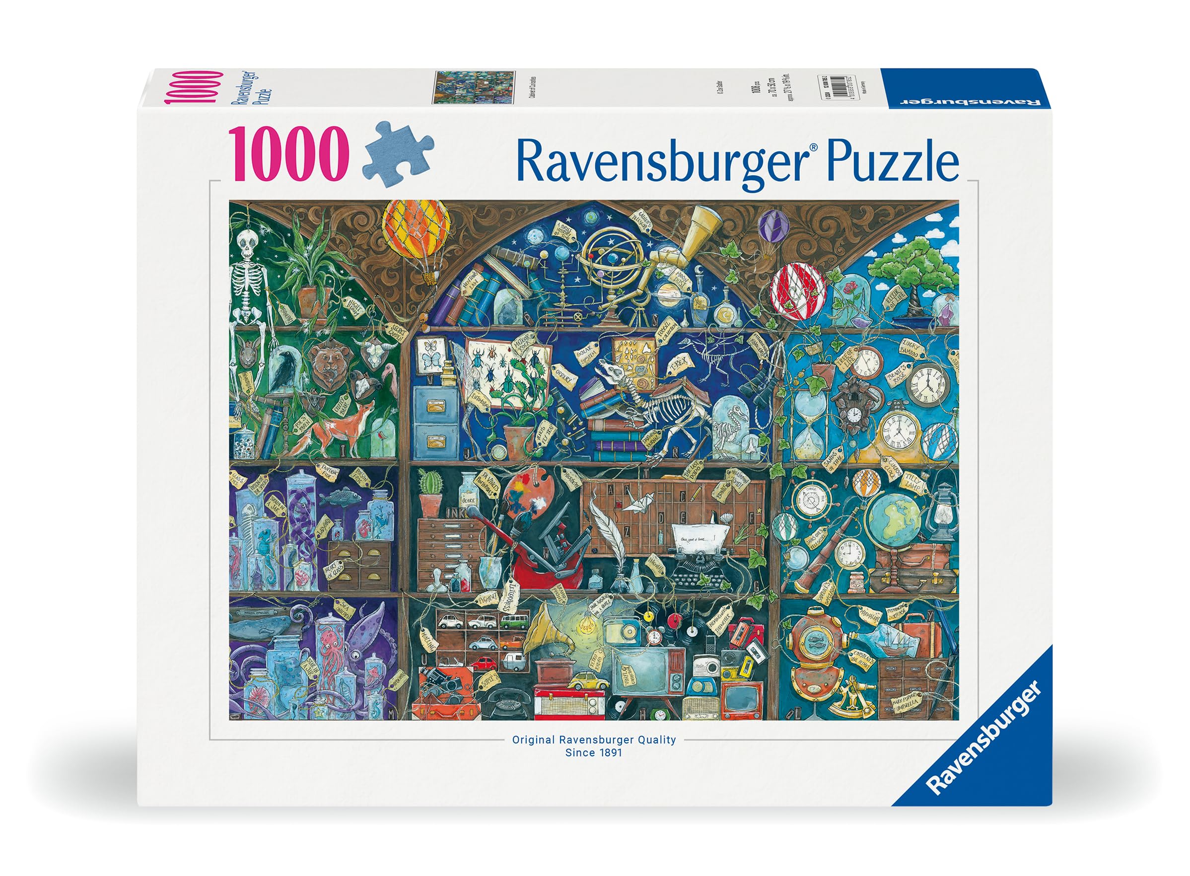 Ravensburger 12000785 - Cabinet of Curiosities - 1000 pieces jigsaw puzzle - Puzzle for adults and kids age 14 years up - Image 2
