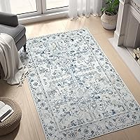 Vista 55 de jinchan Tapete de pasillo o cocina lavable, de época, reverso de hule antideslizante, ultradelgado, floral, para dormitorio, baño, lavandería y sala