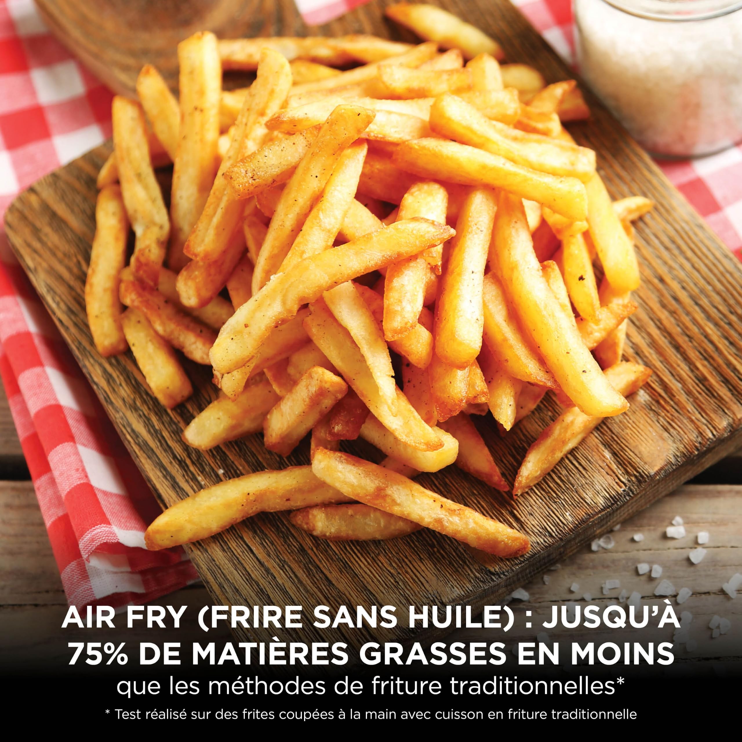 Ninja Foodi FlexDrawer Air Fryer, Dual Zone Avec Séparateur Amovible, Grand Tiroir de 10.4 L, 7-en-1, Double Zone, Sans Huile, Pièces Antiadhésives Compatibles Au Lave-Vaisselle, Stone/Or AF500EUSD