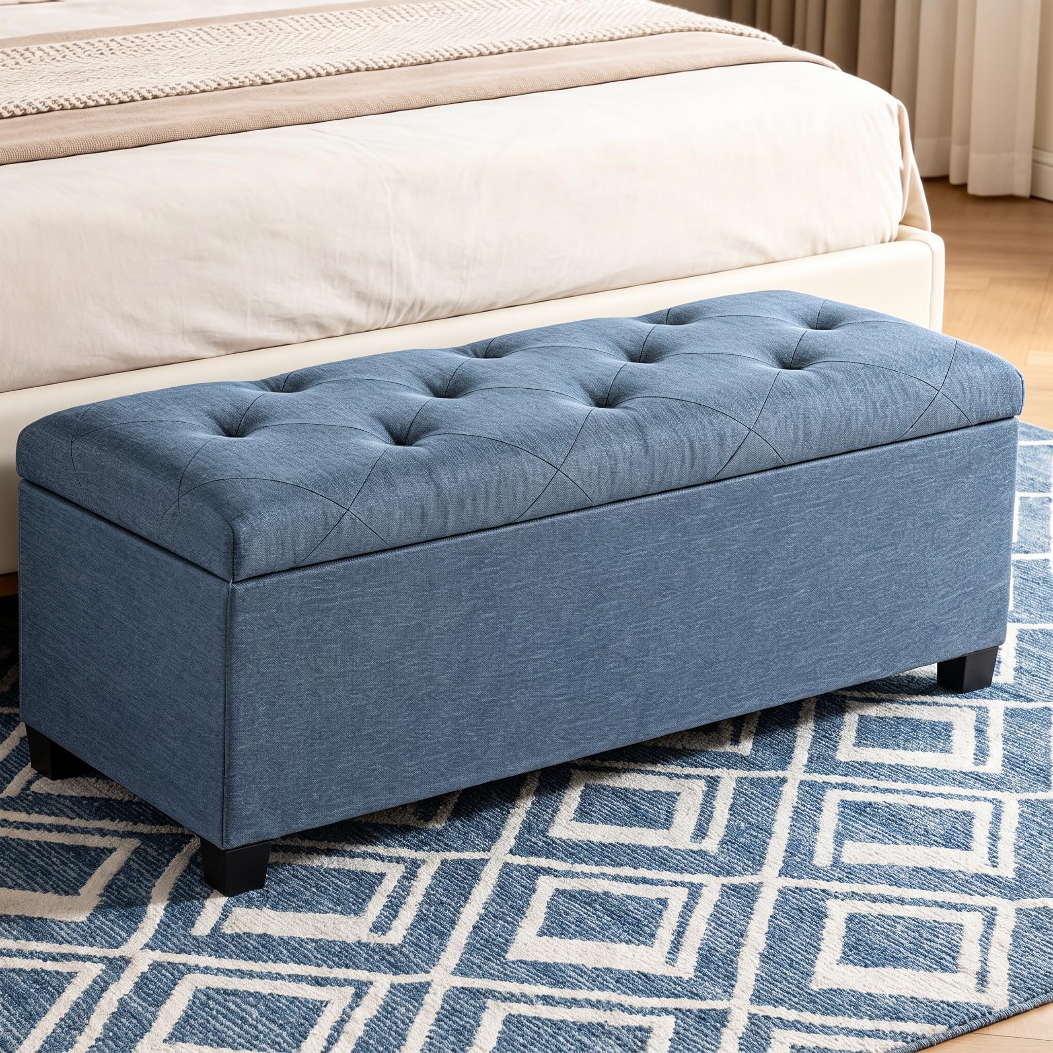 DUMOS 43.3' Storage Ottoman Bench