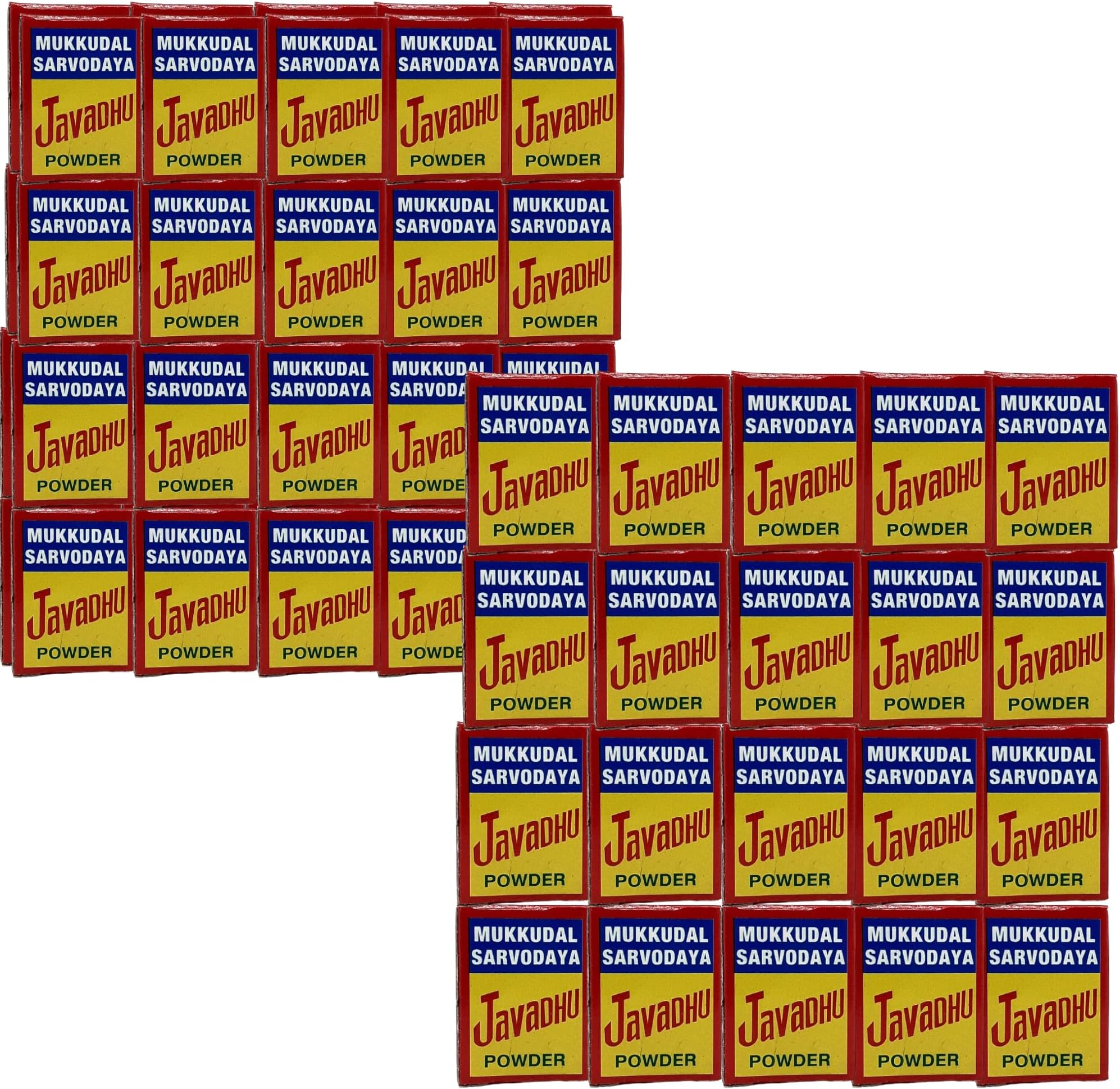 NANVAR MUKKUDAL SARVODAYA JAVADHU POWER Pack of 40(Each 2grams) Wholesale Pack