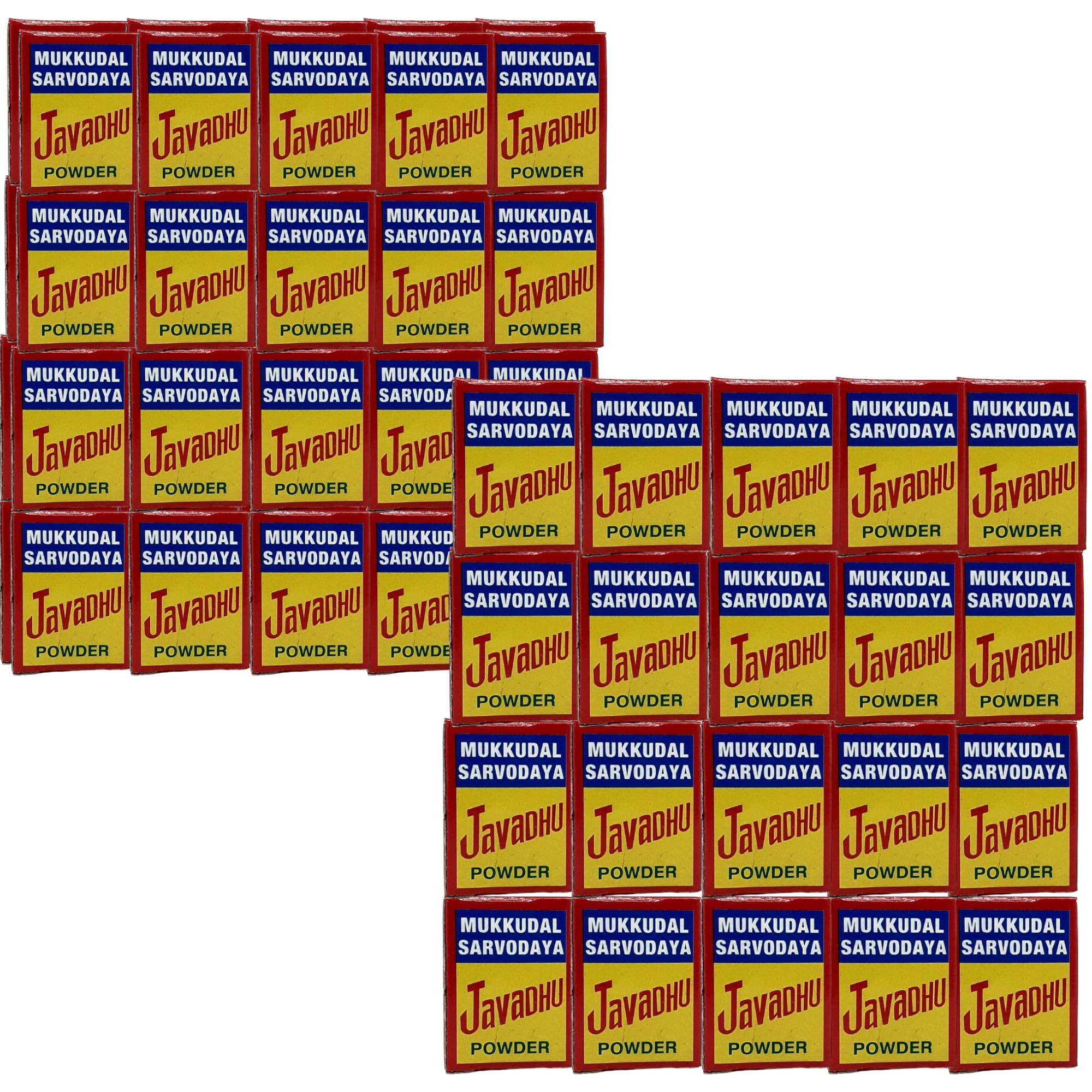NANVAR MUKKUDAL SARVODAYA JAVADHU POWER Pack of 40(Each 2grams) Wholesale Pack