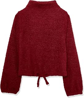 Girls' Long Sleeve Mock Neck Top