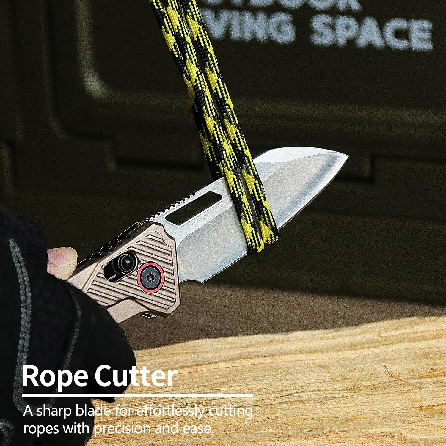 ALBATROSS Unique Father's Day Gifts, Folding Utility Knife for Men Women, 2.7-Inch Satin Blade, Desert Tone Handle, Axis Lock, Deep Carry Clip, Premium Handmade Gift Box