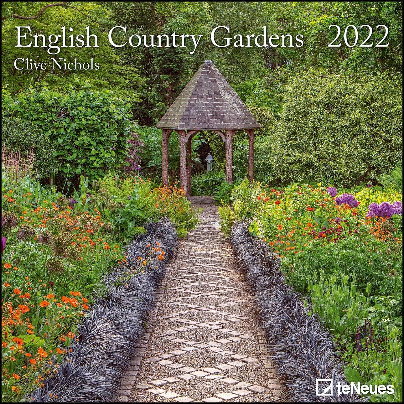 English Country Gardens Square Wall Calendar 2022