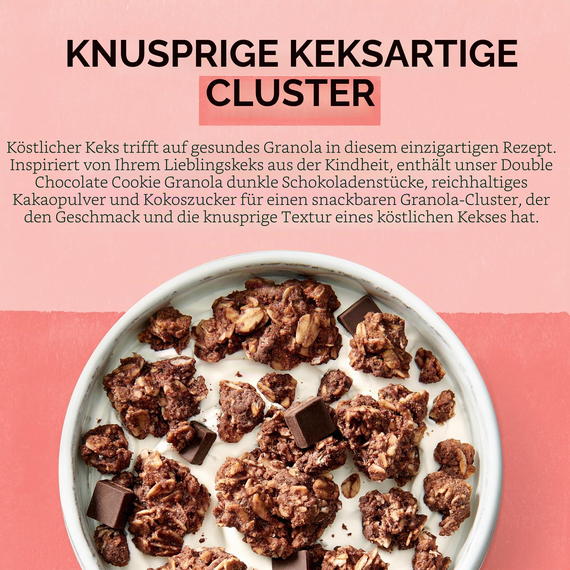 Purely Elizabeth Cookie Granola Double Chocolate, 325 ml