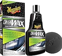 Vista 1 de Meguiar's - Kit de cera 3 en 1 de 16 onzas, G191016 de 16 onzas, kit de 16 onzas, color negro