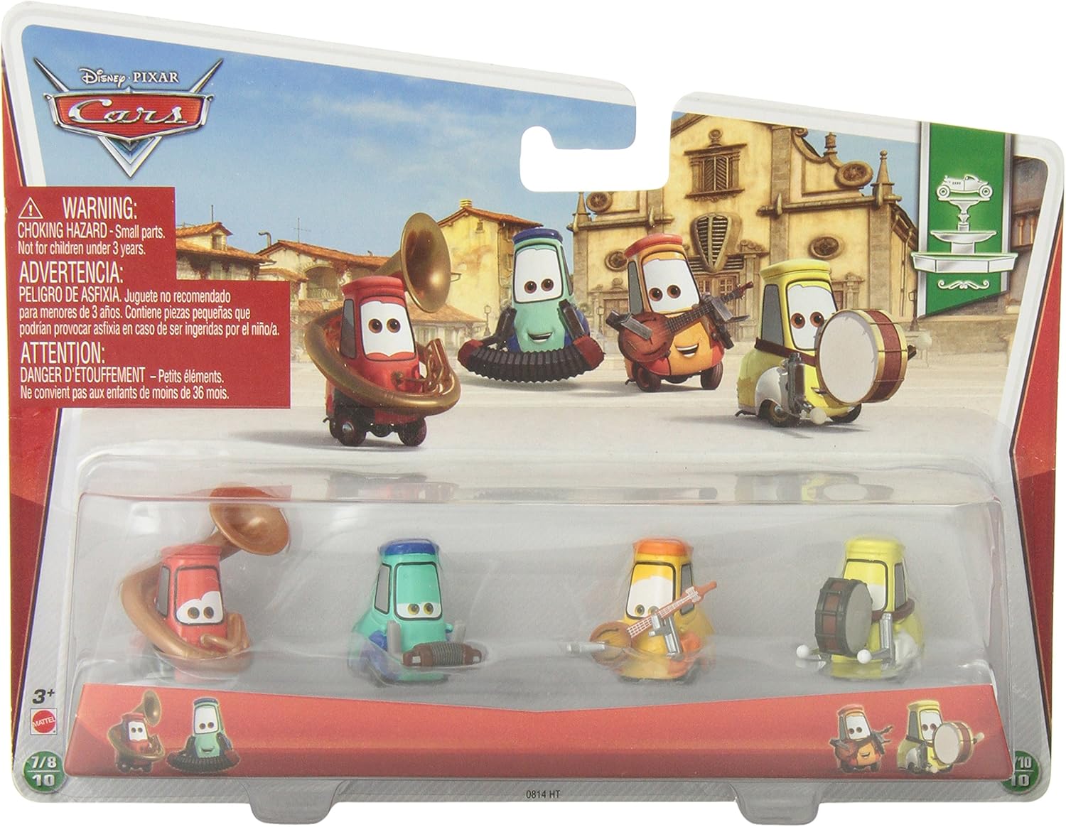 Disney/Pixar Cars Festival Italiano Collection Uncle Topolino's Band 4-Pack 1:55 Scale