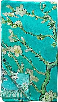 100% Silk Scarf, Artists Collection (van Gogh & Monet)