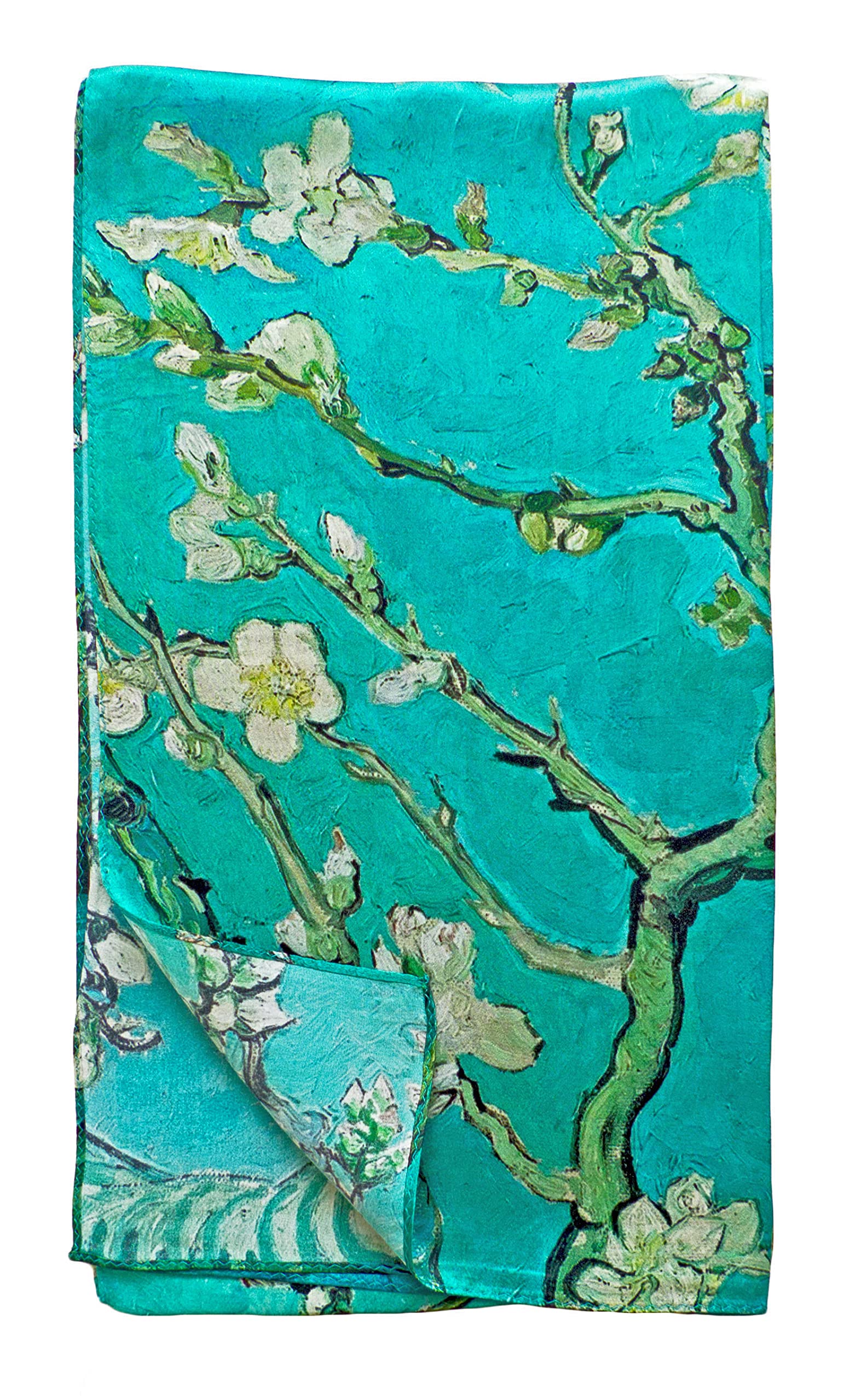 Grace Scarves 100% Silk Scarf, Large, Artists Collection (van Gogh & Monet)