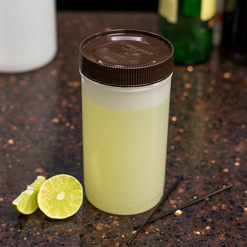 Miniatura 4 de Carlisle FoodService Products Stor N' Pour - Recipiente de 1 cuarto de galón con tapas surtidas para bar, cocina y restaurante, plástico, 1 cuarto