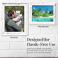 Vista 7 de BarnwoodUSA - Portarretratos con marco de estilo rústico