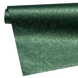 WRAPAHOLIC 30 Inch Green Wrapping Paper Roll - Jumbo Roll Reversible Green and Black for Birthday, Holiday, Wedding, Baby Shower Wrap - 30 inch x 16.5 feet