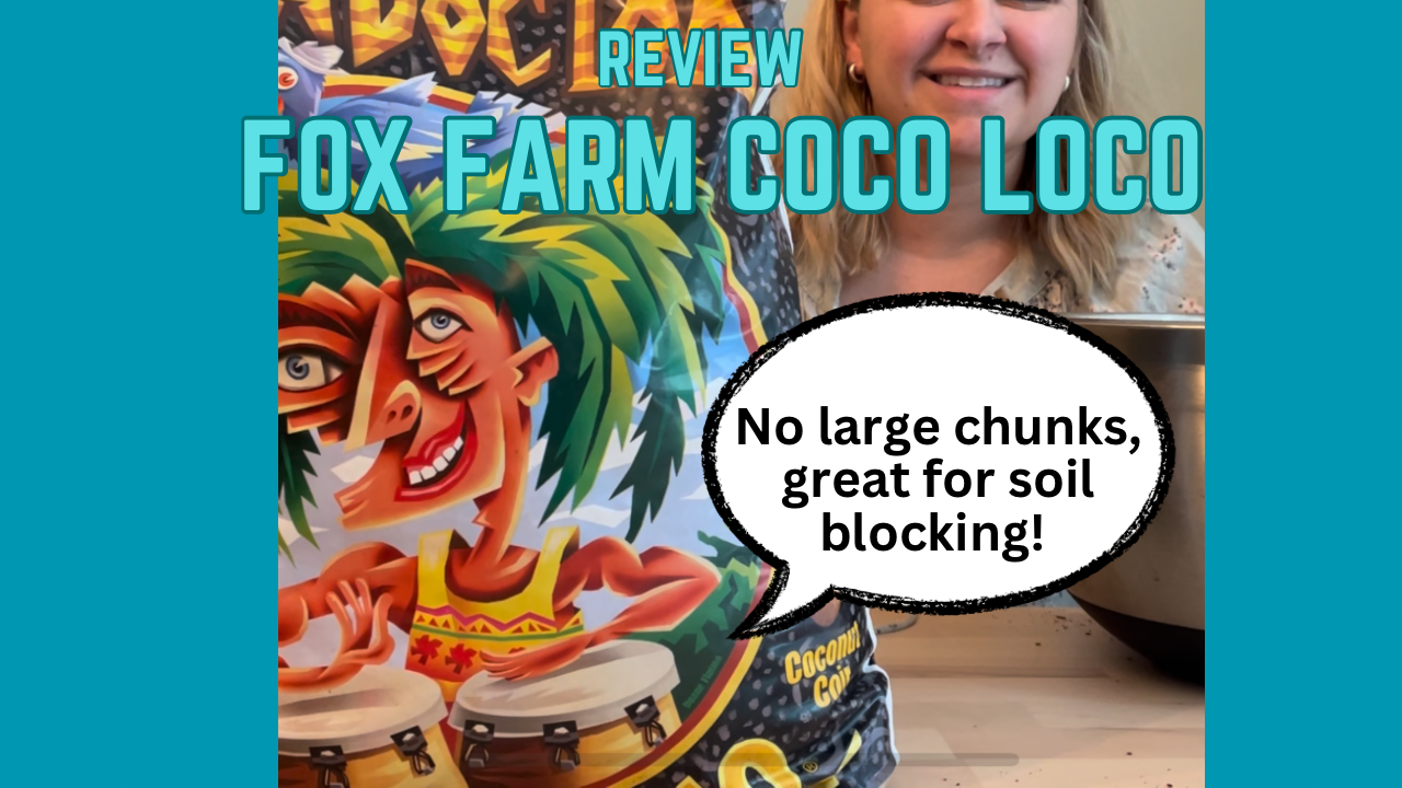 Watch Fox Farm Coco Loco soil mix Great for Soil Blocking on