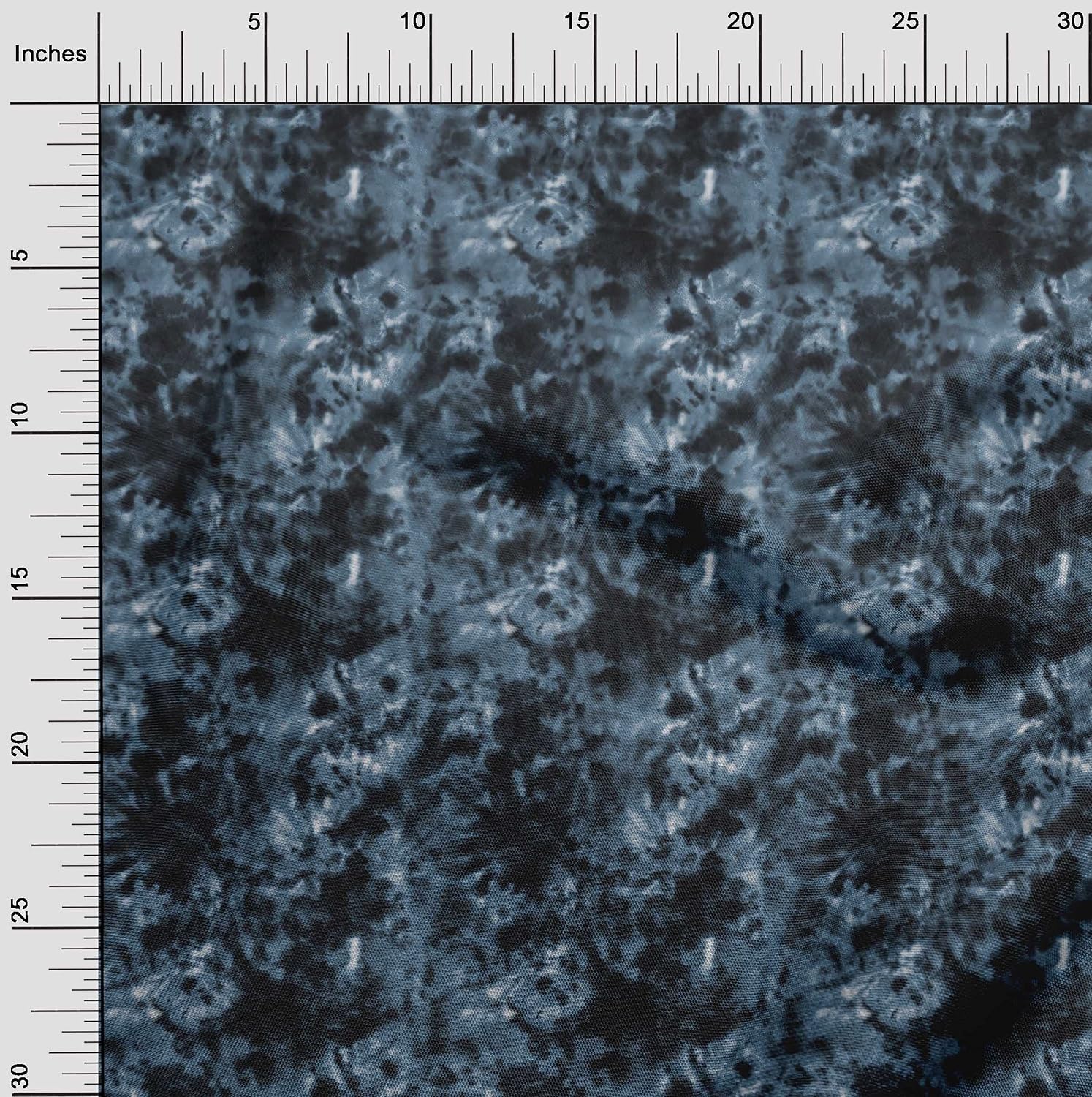 oneOone Cotton Flex Black Fabric Tie Dye Craft Projects Decor Fabric Printed By The Yard 40 Inch Wide