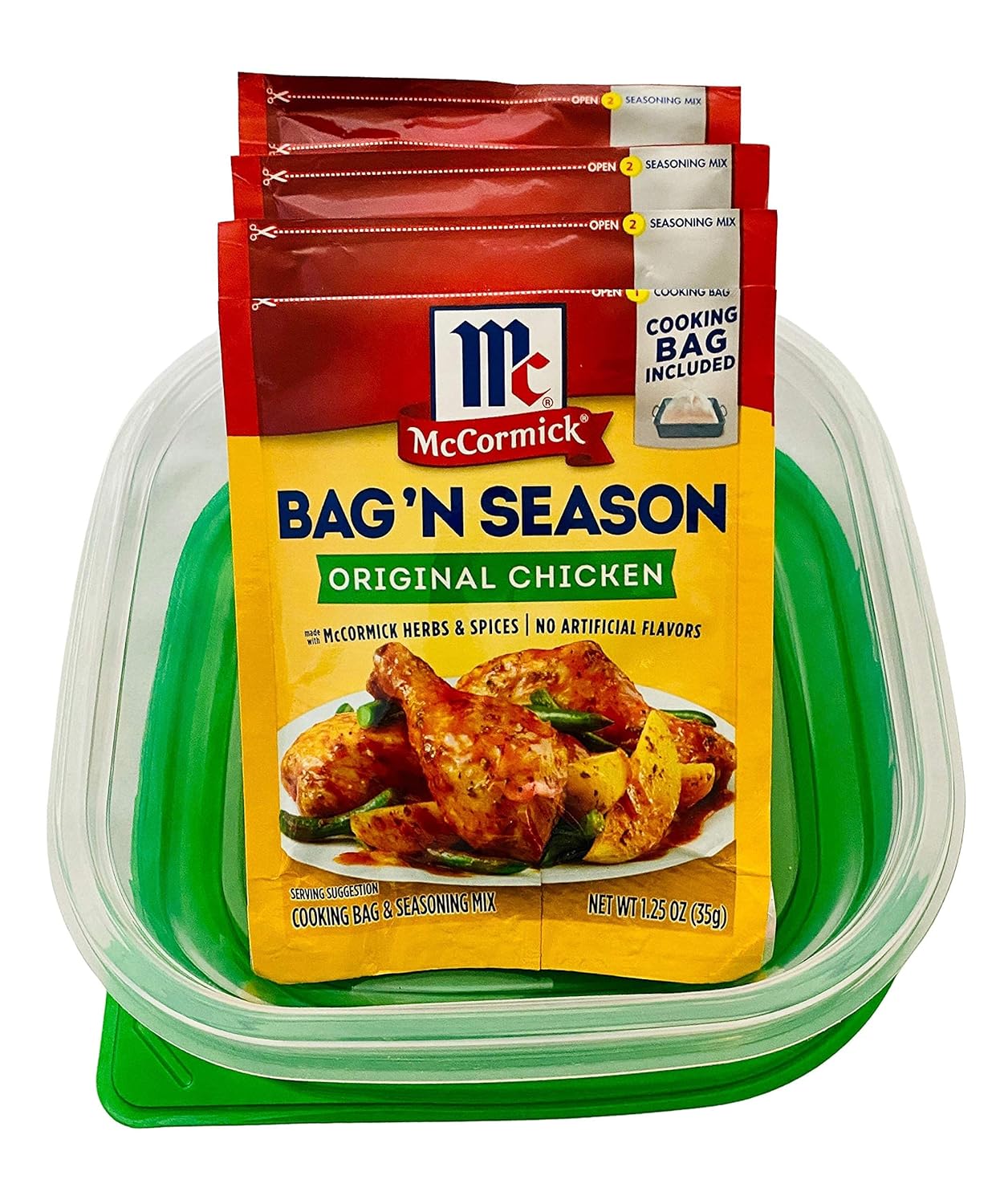 McCormick Bag 'n Season Original Chicken Cooking & Seasoning Mix, 1.25