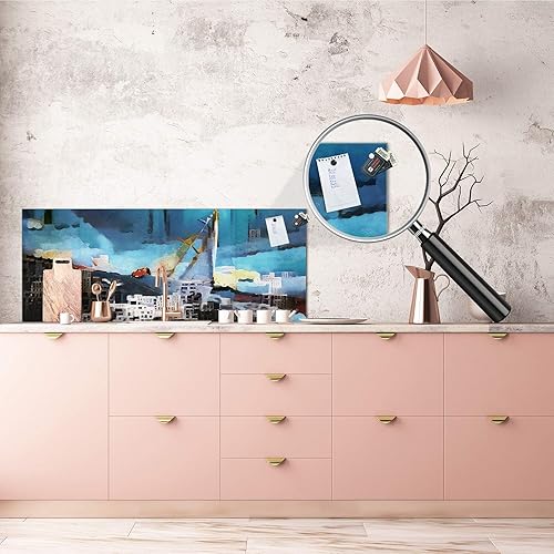 Miniatura 2 de Splash de vidrio con respaldo de metal - Panel de vidrio de cocina Serie Fantasy&Sci-Fi MBBS13