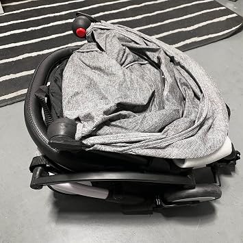 Pushchair Bumper Bars for BBZYOYO, Armrest, Handle, Crossbar,Stroller Accessories, Armrest Only Suitable for Pram Baby Yoyo (Verify Your Stroller First), Black PU Leather