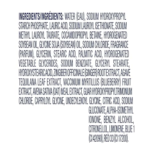 Miniatura 7 de Dove Gel de baño Unwinding Blueberry & Moon Milk, 4 unidades para una piel renovada, de aspecto saludable, limpiador hidratante de piel suave con