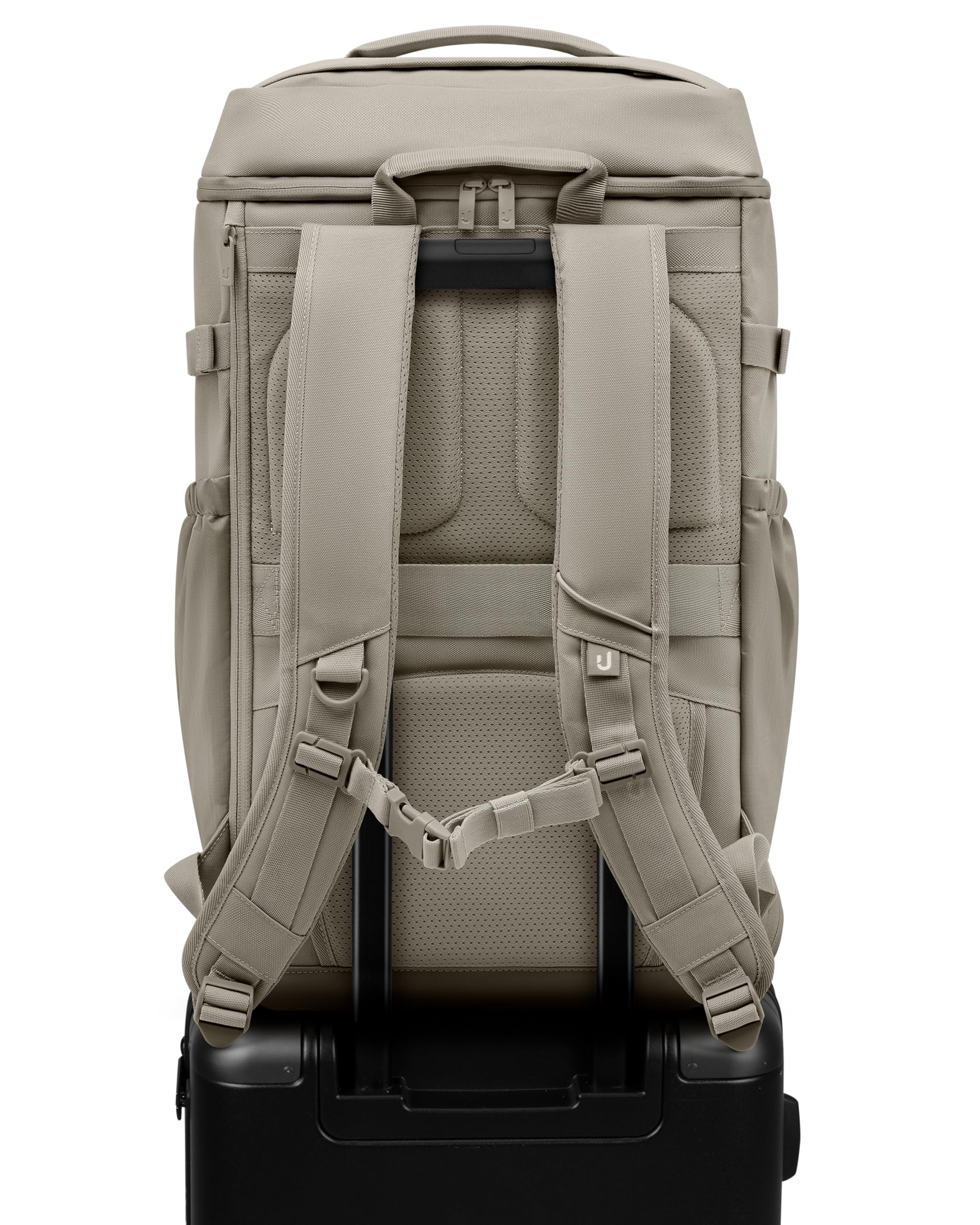 Johnny Urban Mochila de viaje Gris - Kian Large - Equipaje de mano para avión para hombre y mujer - Mochila con compartimento para portátil de 16 pulgadas - Bolsa de viaje de 25 l