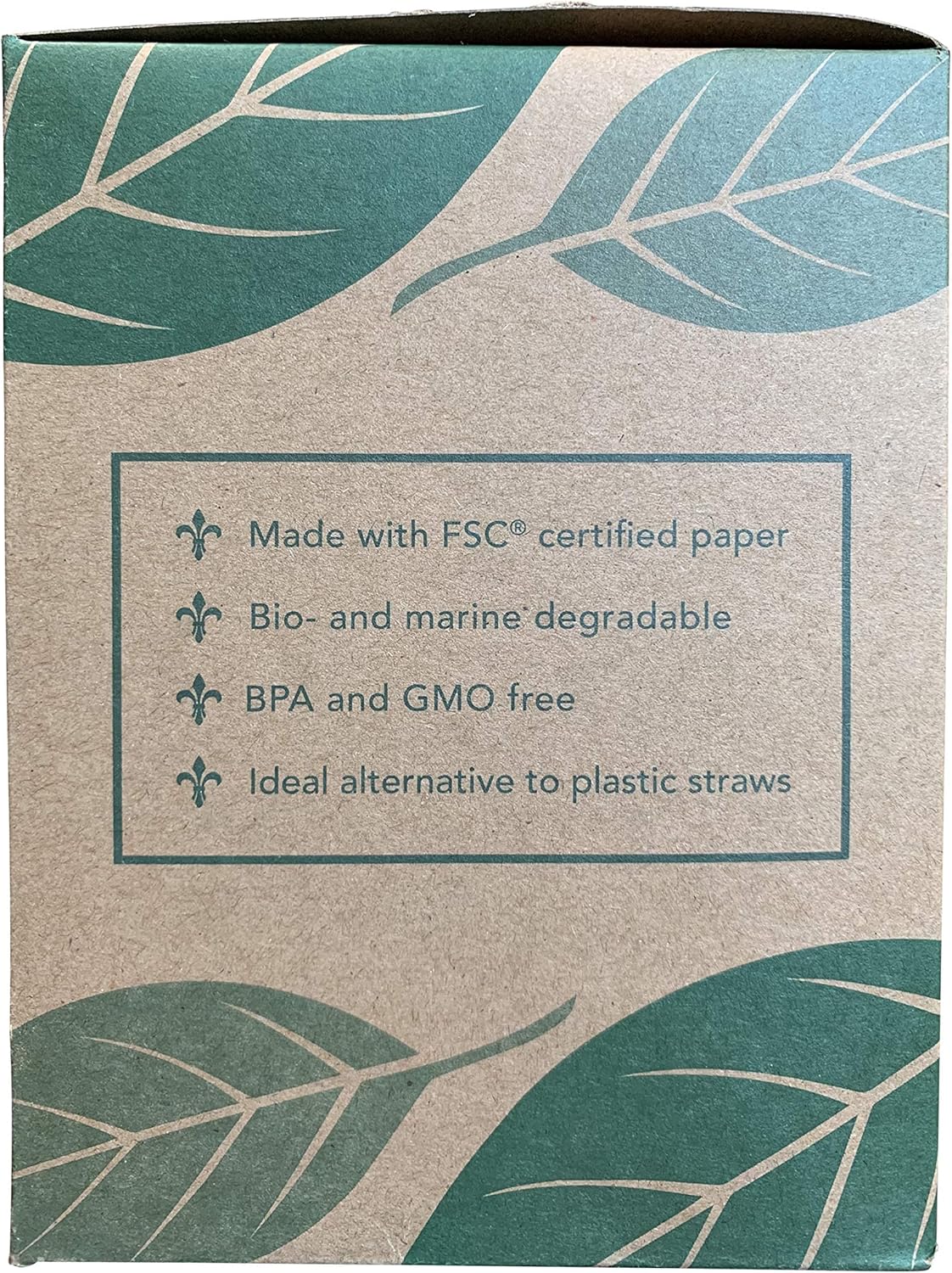500 Count | Kingseal FSC Certified Paper Cocktail Straws, Unwrapped, 6mm x 5.75 Inches, Silver Stripe, Biodegradable, Earth Friendly, Bulk Pack - 1 Box of 500 Straws - Image 4
