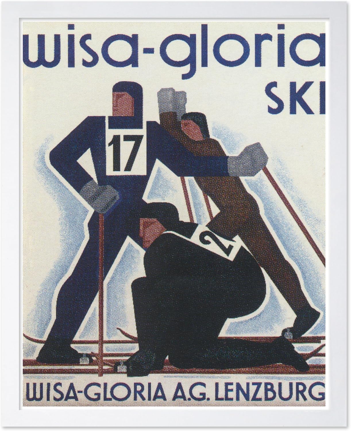 Poster Master Switzerland Print - Vintage Ski Poster - Switzerland Wall Art - Ski Print - Retro Wall Decor - Great Wall Decor Gift for Home, Office, Living Room, 24x32 Unframed Wall Art