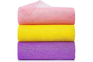 3 Pieces African Net Bath Sponge: Your Ultimate Exfoliation and Body Scrubbing Solution