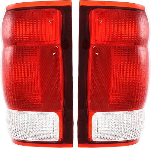 Go-Parts - Par/Juego - Para Luces Traseras para Ranger 2000, Izquierda y Derecha (Conductor y Pasajero) Lateral, Lente y Carcasa Reemplazo YL5Z