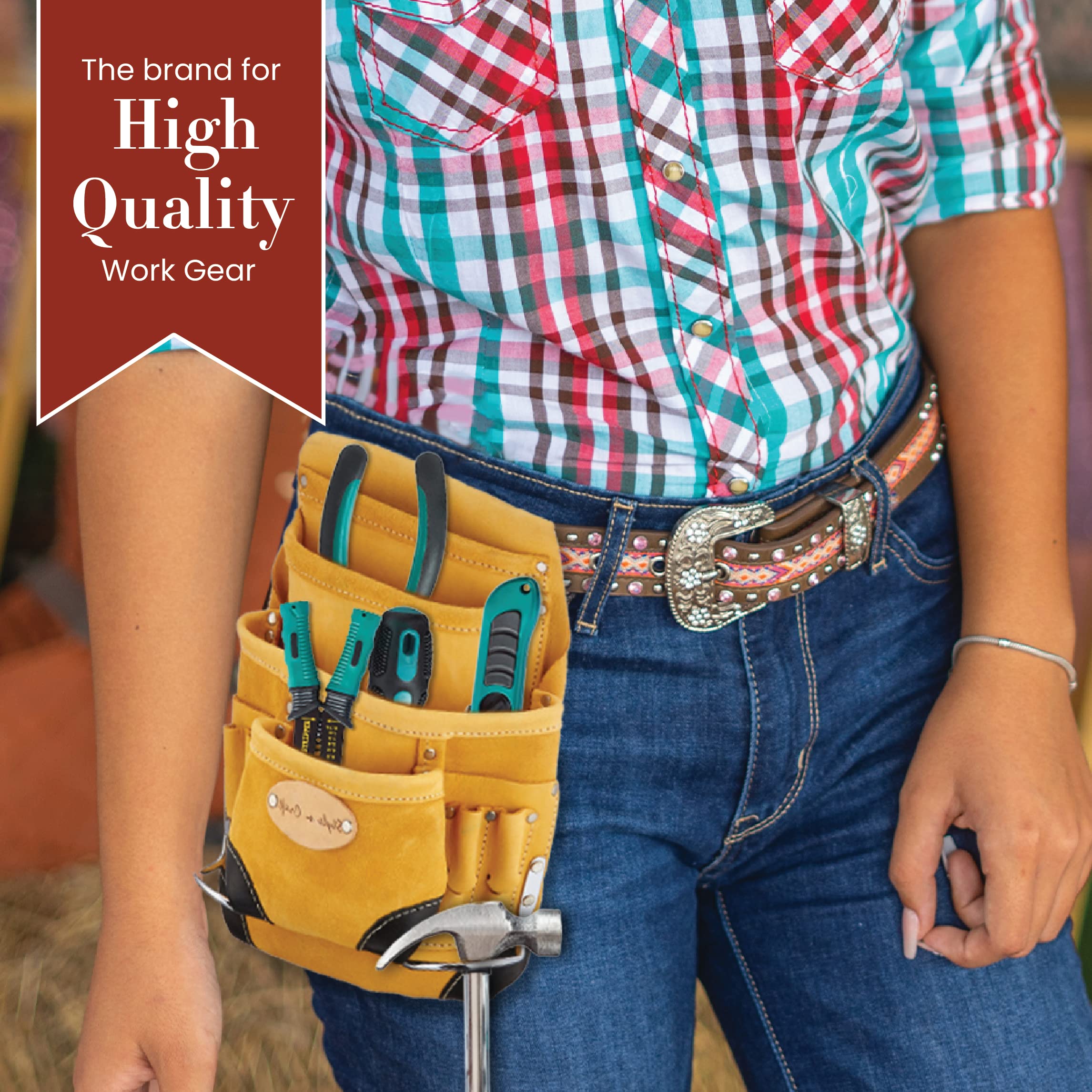 Style N Craft 93–923 10 outil de poche Top Grain étui de ceinture