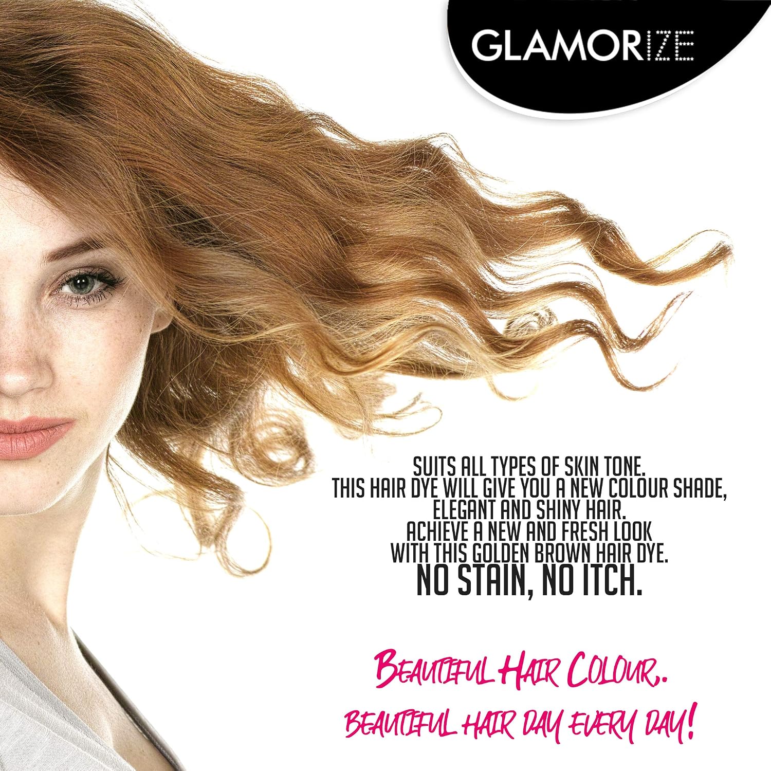 1pk x 2 units Glamorize Golden Brown Hair Dye No.6 | Naturally Beautiful Dark Brown Hair Colour for Women | Professional Long Lasting Hair Dye Safe on Scalp - Image 5