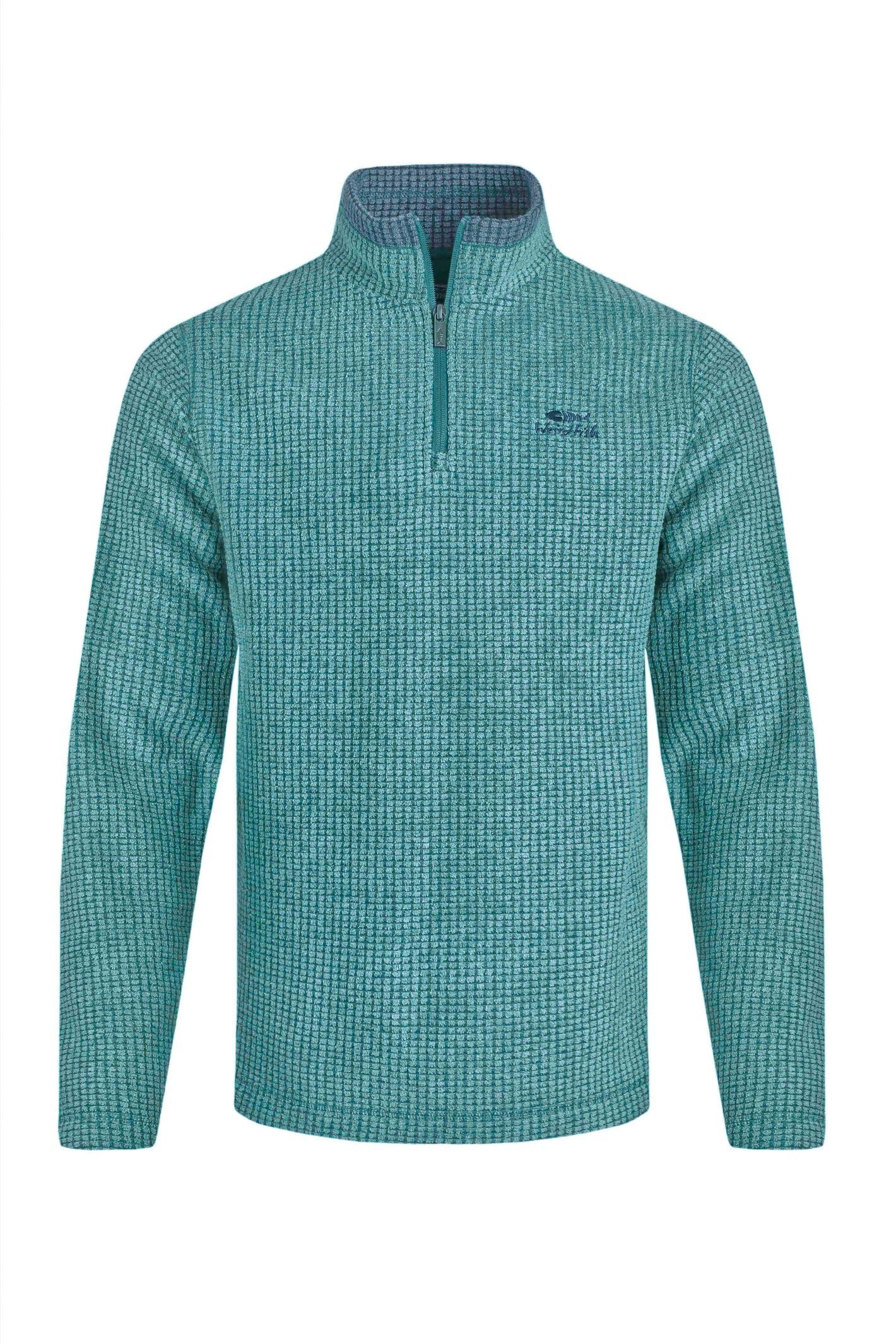 Weird Fish Newark 1/4 Zip Grid Fleece Leaf Green Size 5XL. (Jumper/Sweater/Fleece)