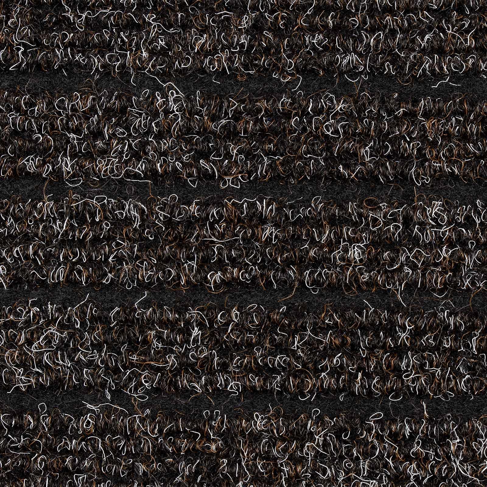 Floordirekt Zerbino Dura | Robusto e Resistente | Disponibile in molte misure e colori | Zerbino antiscivolo per interni ed esterni (Marrone, 66 x 185 cm)